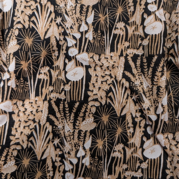 Kate Quinn Butterscotch Foliage Bamboo Shawl Collar Cardigan Size 6-12 Months - Picture 3 of 3